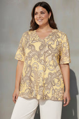Cassiopeia Majette blouse yellow combi