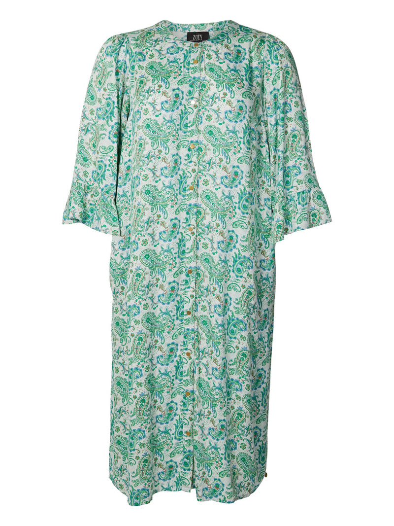 Zoey Ali dress pebbermint green mix