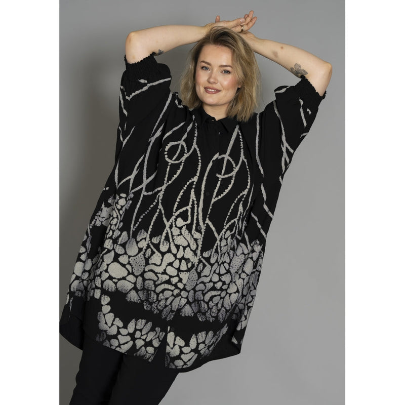 Gozzip Gerda oversized tunic black