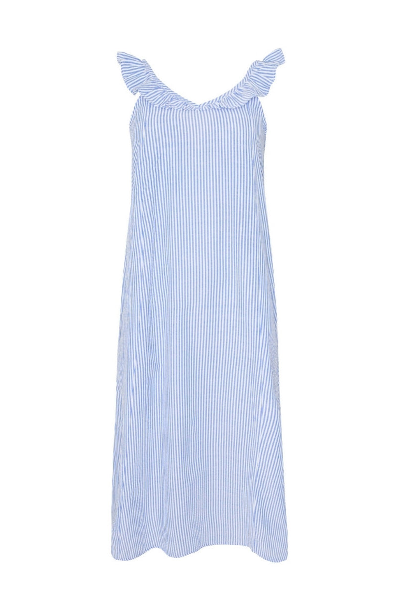 Ofelia Silke dress blue stripe