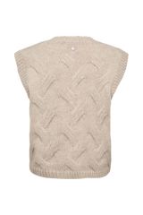 Nümph Almas knitted vest Sun kiss
