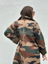 Gaspar Champagne Camo coat camouflage