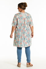 Gozzip Kerstin tunic blue rose