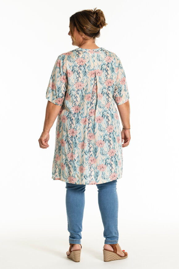 Gozzip Kerstin tunic blue rose