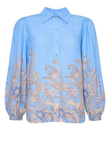 Ofelia Jannie shirt blue combi