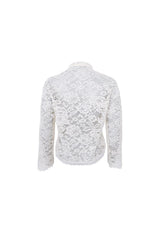 Black Colour Rosa Napoleon shirt offwhite