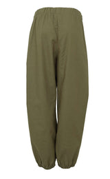 Black Colour Ava balloon pant army