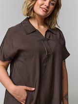 Gozzip Viona dress brown