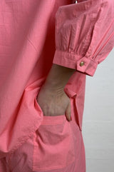 Gaspar Oslo poplin shirt pink