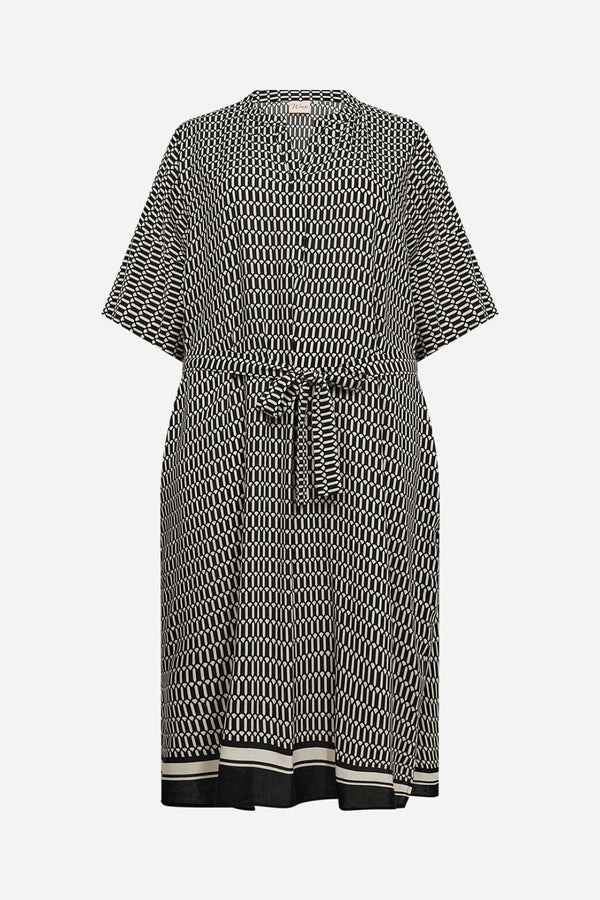 Wasabi Nora Dress Black/White