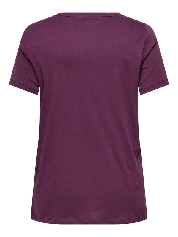 Only carmakoma Wince T-shirt Bordeaux