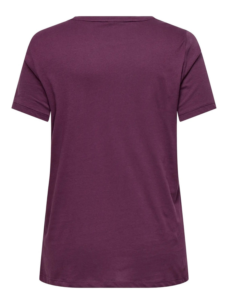 Only carmakoma Wince T-shirt Bordeaux