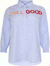 Cassiopeia Karina shirt blue stripe