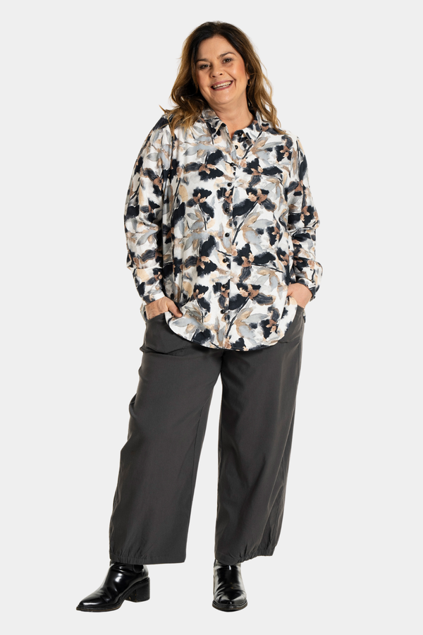 Gozzip Karina shirt multi colour print