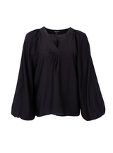 Black Colour Luisa raglan blouse black