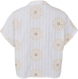 Black Colour Blanca loose shirt creme