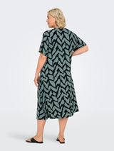 Only Carmakoma Fyrla Dress green/Black