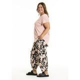 GOZZIP Gitte t-shirt with print Peach rose