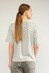 Nümph Rossa oversized t-shirt light grey melange