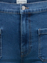 Only Carmakoma Cypress pocket flare medium blue denim