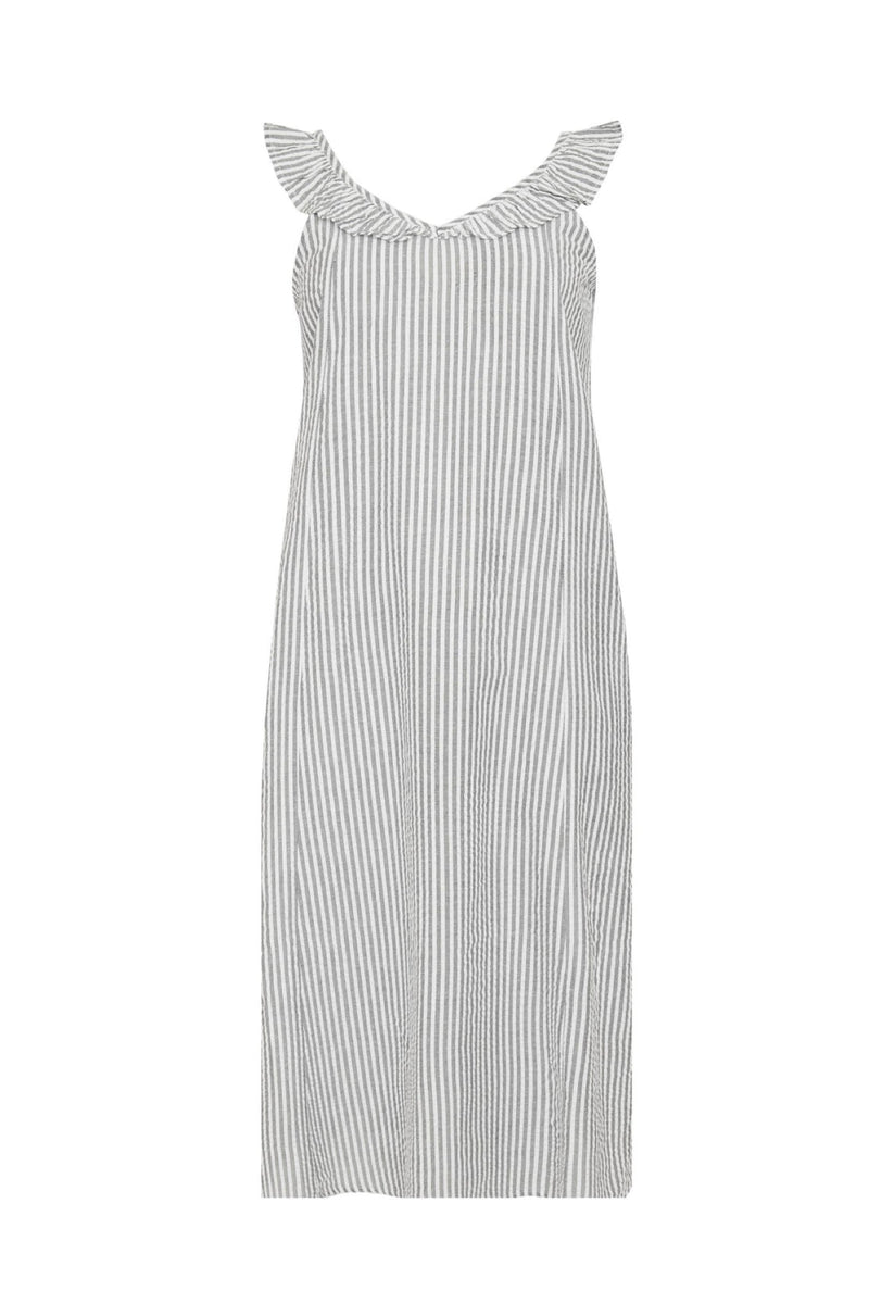 Ofelia Silke dress black stripe