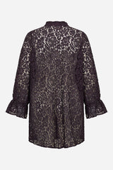 Wasabi Kila 4 lace tunic dress plum