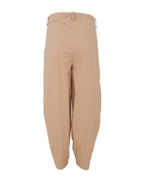 Black Colour Beate barrel pant sand