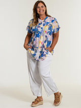 Gozzip Clara baggy pants white