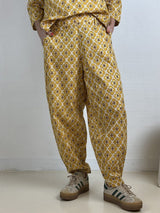 Gaspar Colorado flower pant yellow