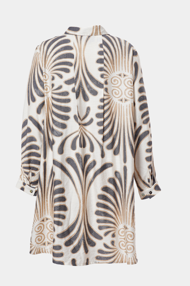 Gozzip Birla tunic offwhite grey