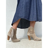 Gaspar Mumbai denim dress blue