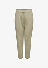 Only Carmakoma Veronica Elly life pant white pebber melange