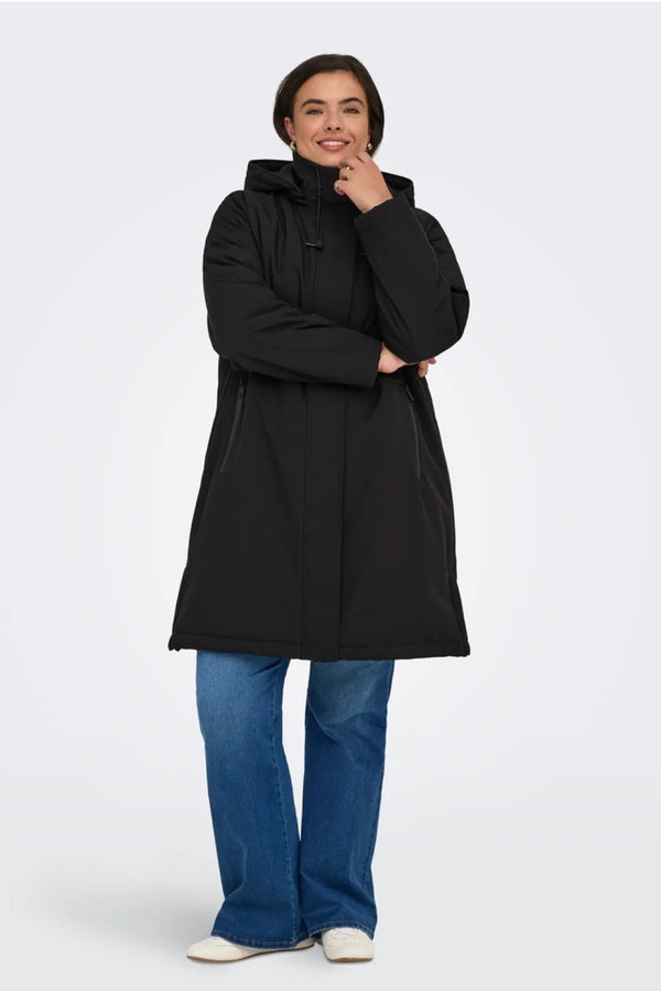 Only Carmakoma Kara life softshell/parka jacket black