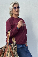 Gaspar Fanø sweatshirt bordeaux