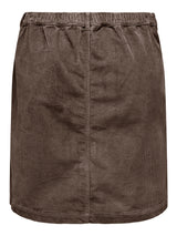 Only Carmakoma Amazing cord skirt Morel brown