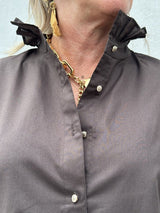 Gaspar Siena shirt chokolate