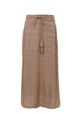 Black Colour Luna regular skirt Taupe mist