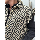 Gaspar Toronto waistcoat dark sand