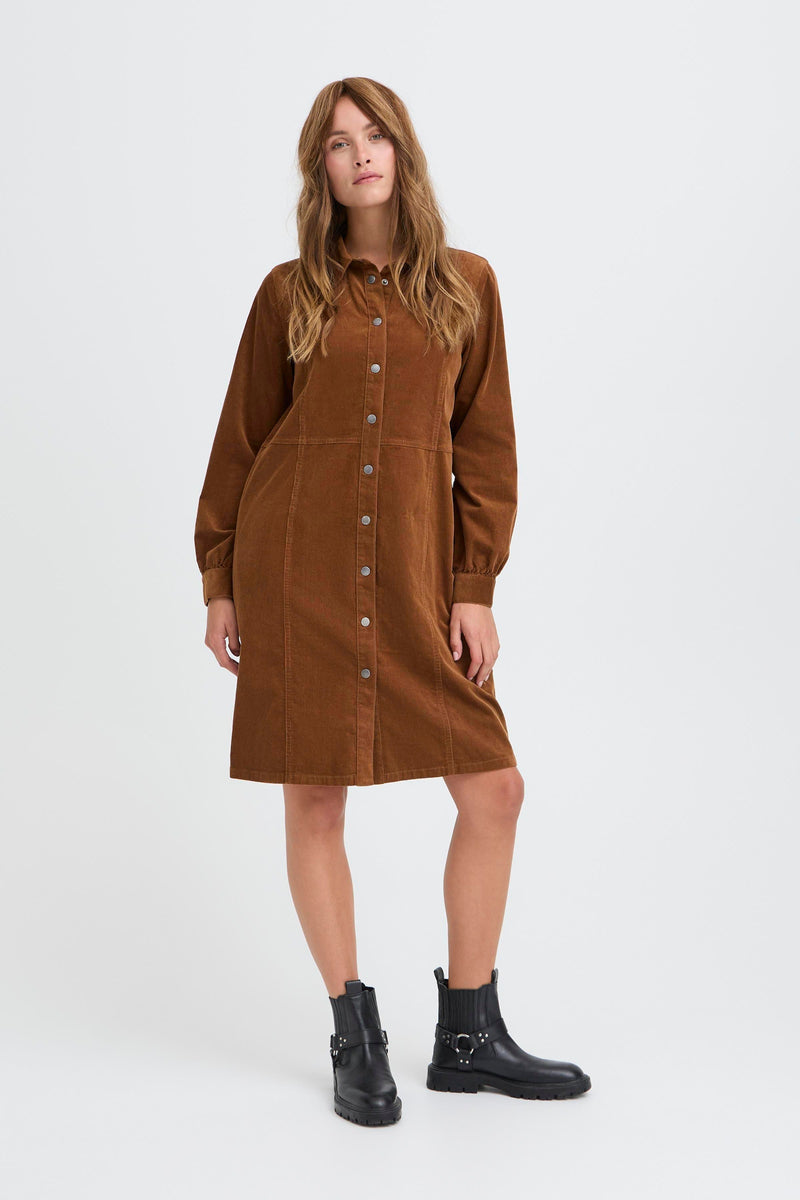 Pulz Sally dress camel