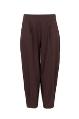 Black Colour Davina barrel pant coffee