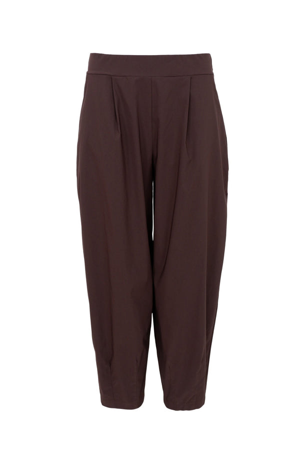 Black Colour Davina barrel pant coffee