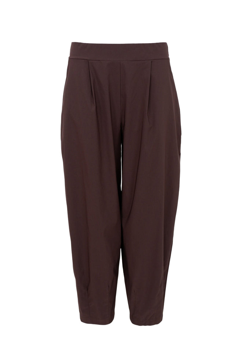 Black Colour Davina barrel pant coffee