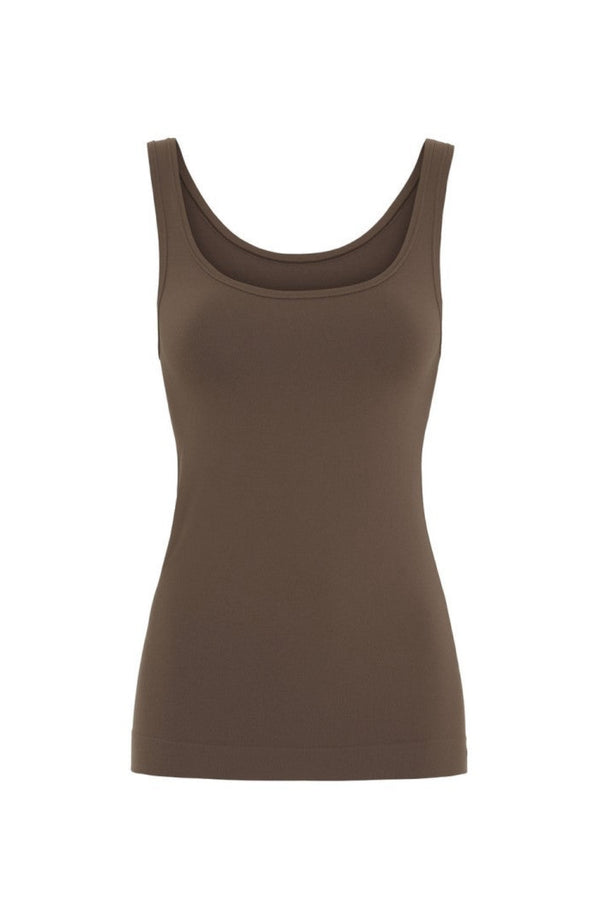 Tim & Simonsen Ellen tank top noce / mellembrun