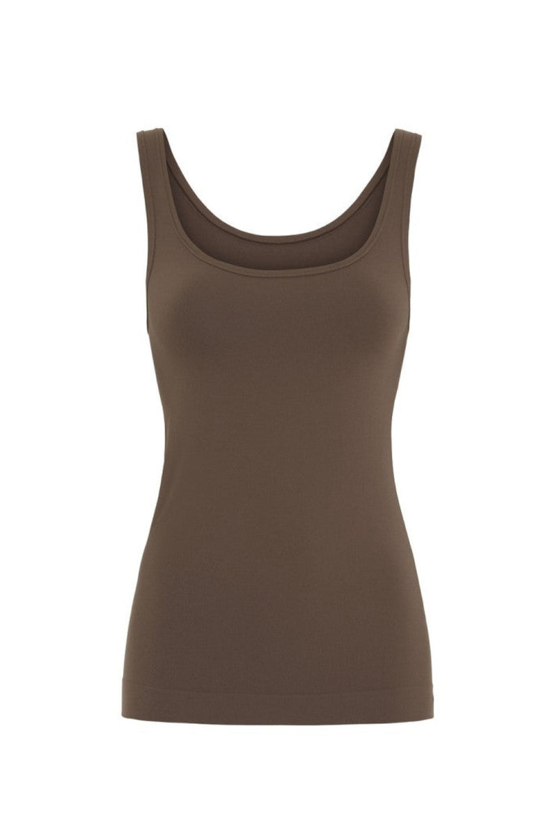 Tim & Simonsen Ellen tank top noce / mellembrun