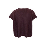 Black Colour  Bjoerk knittet v-neck vest coffee