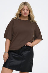 Only Carmakoma Loyal pullover chokolate torte