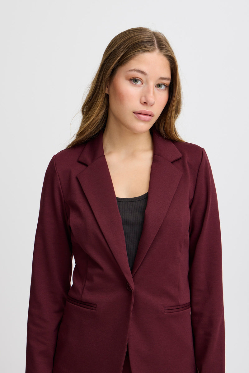 Ichi Kate blazer bordeaux port royale