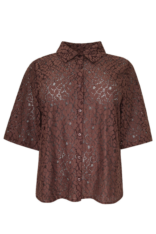 Cassiopeia Etane lave shirt brown
