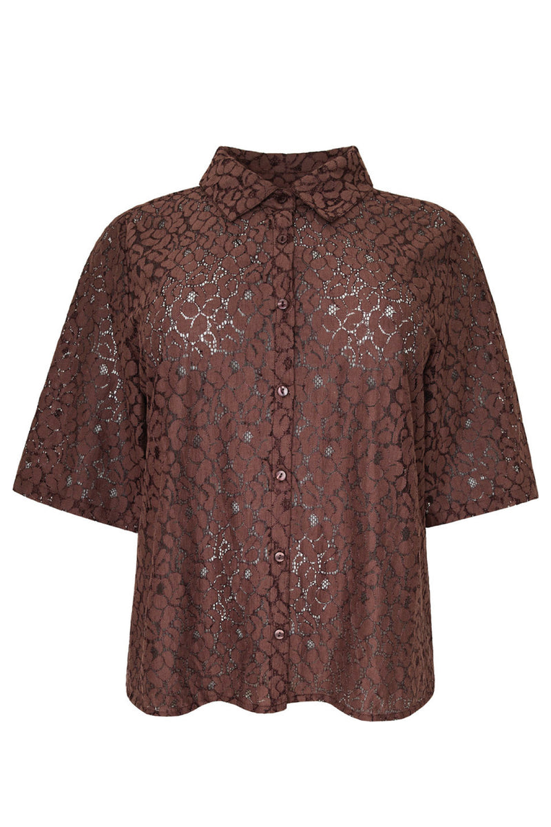 Cassiopeia Etane lave shirt brown