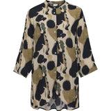 Gozzip Monna shirt tunic beige/black